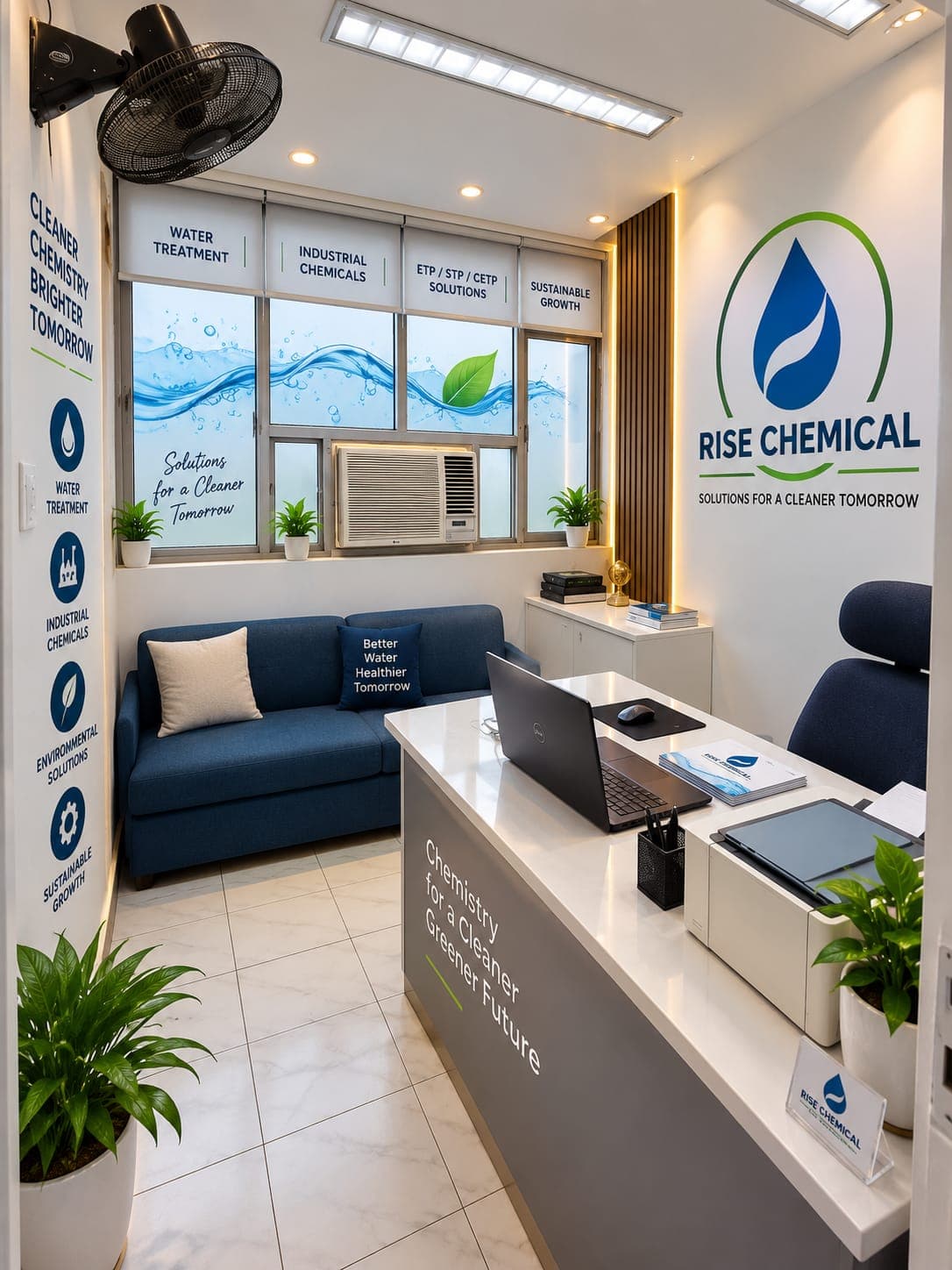 Rise Chemical India office in Kirti Nagar Industrial Area, Delhi